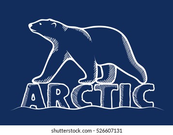 Polar bear symbol of the Arctic