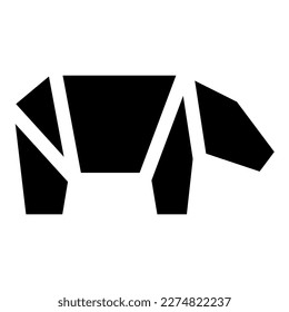polar bear vector icon illustration asset