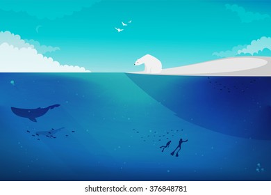 Polar Bear vector illustration