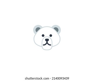 Polar Bear Vector Isolated Icon Polar Stock Vector (Royalty Free ...