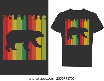 Diseño de camisetas portadoras de oso polar