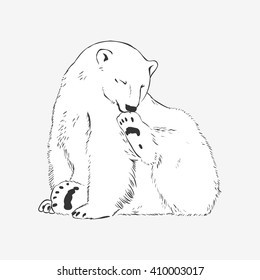 polar bear washes