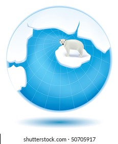 Polar bears are endangered by global warming