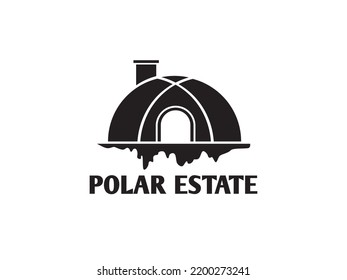 Polar Estate Ice Snow Arctic Eskimo Logo