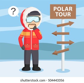 Polar Explorer Lost In Arctic