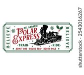 Polar Express , Believe Polar Express T-shirt Bundle, North Pole T-shirt, Train T-shirt, polar express T-shirt