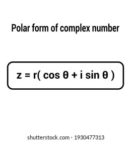 polar form of complex number formula