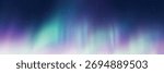 Polar lights, aurora borealis, starry sky, northern landscapes, vector illustration