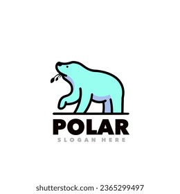 Polar simple design logo template