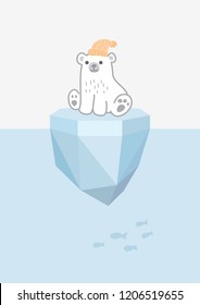 polarbear graphic vector