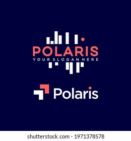 Polaris Logo Icon Desain Vector