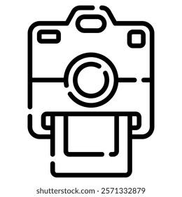 Polaroid camera icons and symbols