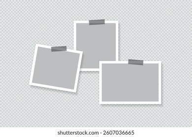 polaroid frames realistic photo templates. collage templates, birthday collage, collage art