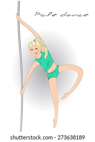 pole dance girl