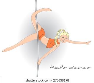 pole dance girl
