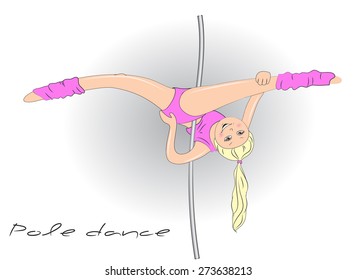 pole dance girl