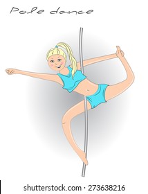 pole dance girl