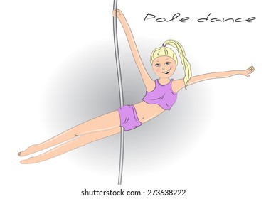 pole dance girl