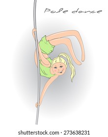 pole dance girl