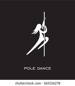 Pole dance logo