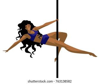 pole dancer girl