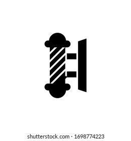 pole icon vector illustration glyph style design. isolated on white background
