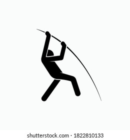 Pole Vault Logo Stock Illustrations, Images & Vectors 