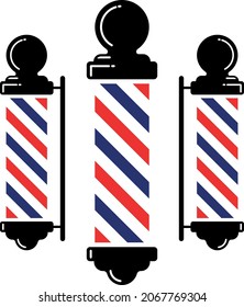 Vector de polo sólo para barbería