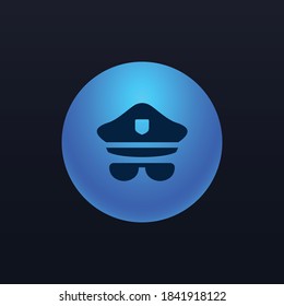 Policía - botón Icono de aplicación