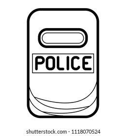 Police assault shield