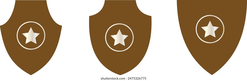 Police badge. Police department emblems isolated on white and black background. Flat outline badges with shields for cop, officer and sheriff. Symbol of detective and policeman. Vector.
Vector Formats