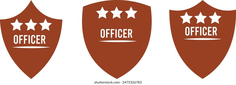 Police badge. Police department emblems isolated on white and black background. Flat outline badges with shields for cop, officer and sheriff. Symbol of detective and policeman. Vector.
Vector Formats