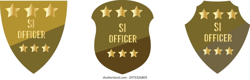 Police badge. Police department emblems isolated on white and black background. Flat outline badges with shields for cop, officer and sheriff. Symbol of detective and policeman. Vector.
Vector Formats