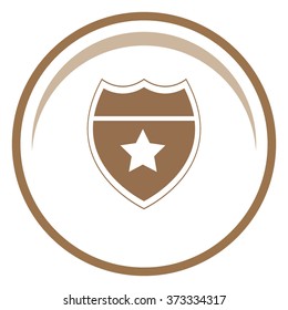 Police badge icon