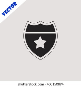 Police badge icon.