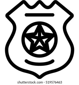 Police Badge Icon