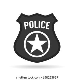 Police badge icon