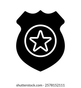 Police badge icon color editable