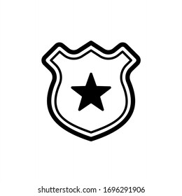 Placa De Policía Ilustraciones svg, vectoriales, clip art vectorizado libre  de derechos. Image 72395899