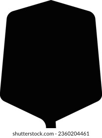 Police badge shape. Security, football patches isolated on white background. shield shape protection, black security and football badge