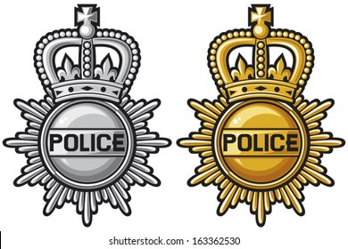 police badge or sign vector