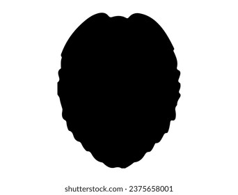 Police badge silhouette vector art