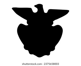 Police badge silhouette vector art