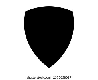 Police badge silhouette vector art