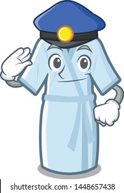 Police bathrobe in the a cartoon shape