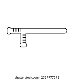 Police Batons icon, vector illustration symbol design