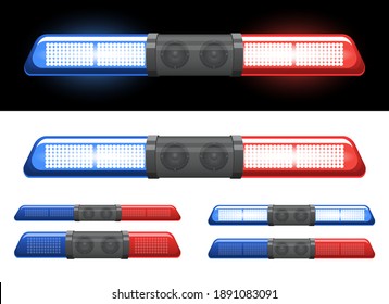 Police Beacon Vector Design Illustration Isolated On Background