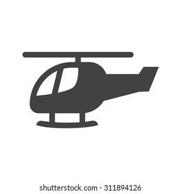 Police, blue, helicopter icon vector image.Can also be used for law and order. Suitable for mobile apps, web apps and print media.