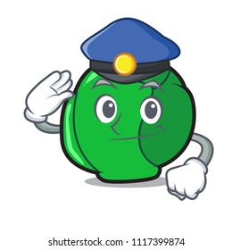Police brussels character cartoon style