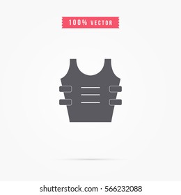  Police bulletproof icon